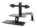 Ergotron WorkFit-A Dual Workstation With Suspended Keyboard