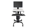 Ergotron WorkFit-C Single HD - Sitz-/Steh-Arbeitsplatz