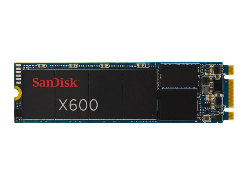 SanDisk X600 - SSD - verschlüsselt - 128 GB - intern - M.2 2280 - SATA 6Gb/s - Self-Encrypting Drive (SED)