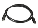 StarTech.com 1m (3.3ft) Thunderbolt 3 Cable, 20Gbps, 100W PD, 4K Video, Thunderbolt-Certified, Compatible w/ TB4/USB 3.2/DisplayPort - Thunderbolt-Kabel - 24 pin USB-C (M)