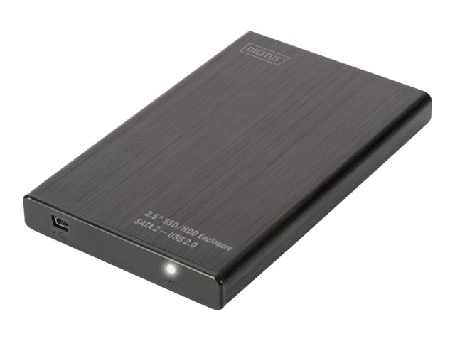 DIGITUS DA-71104 - Speichergehäuse mit Datenanzeige - 2.5" (6.4 cm)
