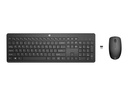 HP 235 - Tastatur-und-Maus-Set - 3-Zonen-Layout, flache Tastenreise