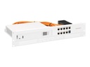 Rackmount.IT RM-SR-T11I - Montagesatz für Netzwerkgeräte - Rack montierbar - RAL 9003, Signal White - 1.3U - 48.3 cm (19")