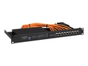Rackmount.IT Montagesatz für Netzwerkgeräte - Rack montierbar - RAL 9005, Schwarz - 1U - 48.3 cm (19")