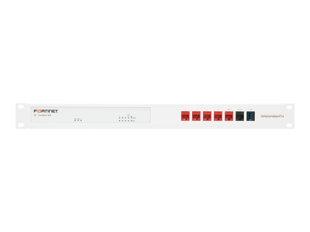 Rackmount.IT RM-FR-T14 - Montagesatz für Netzwerkgeräte - Rack montierbar - RAL 9003, Signal White - 1U - 48.3 cm (19")