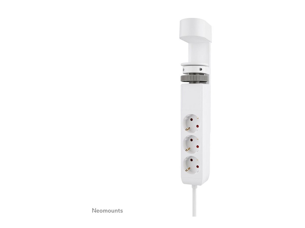 Neomounts Steckdosenleiste - USB-C + USB-A - Wechselstrom 230 V - 3680 Watt - Eingabe, Eingang Typ F - Ausgangsanschlüsse: 3 (2 x 24-poliger USB-C (PD)
