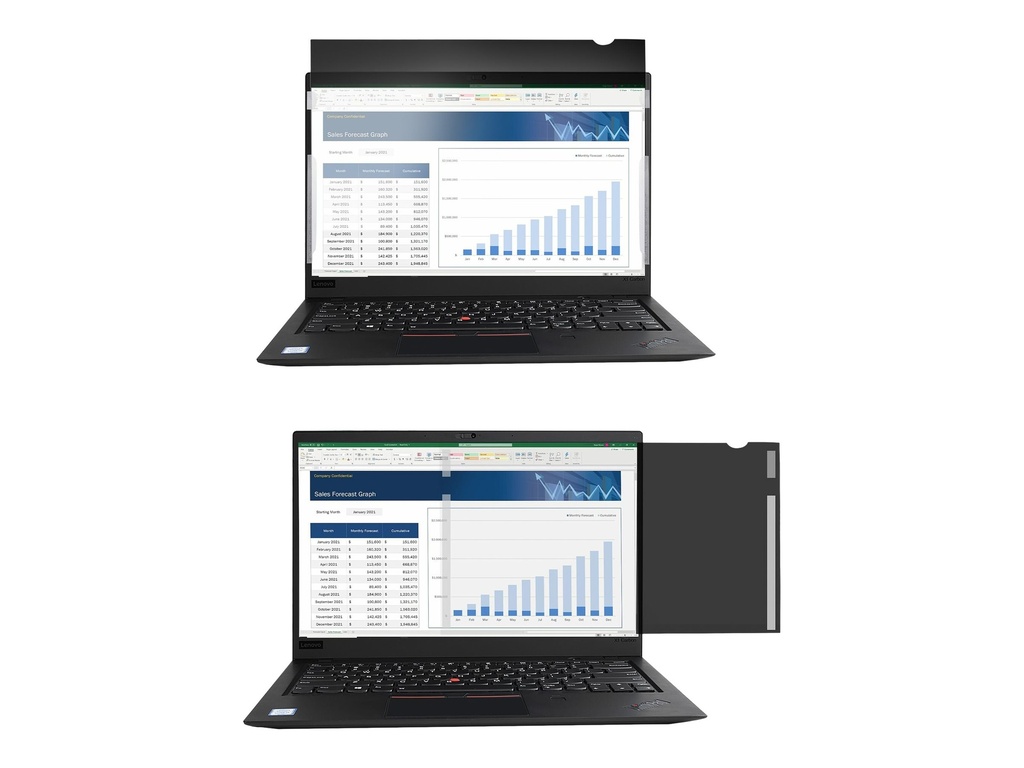StarTech.com 15.6-inch 16:9 Laptop Privacy Filter, Anti-Glare Privacy Screen w/51% Blue Light Reduction, Notebook Screen Protector w/ +/- 30 Degrees Viewing Angle, Matte/Glossy ( 156L-PRIVACY-SCREEN )