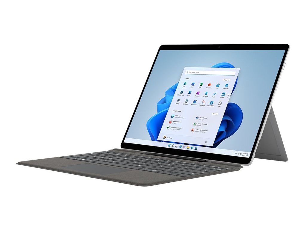 Microsoft Surface Pro Signature Keyboard w/ Slim Pen 2 - QWERTY - Dänisch - Finnisch - Nordisch - Norwegisch - Schwedisch - Touchpad - Microsoft - Surface Pro 8 Surface Pro X - Silber