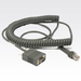 Zebra Kabel seriell - DB-9 (W) - 3.7 m - gewickelt
