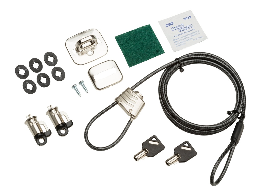 HP Business PC Security Lock v3 Kit - Sicherheitskit - für HP 280 G3, 280 G4, 285 G3, 290 G1, 290 G2, 290 G3; Desktop Pro A 300 G3, Pro A G2; EliteDesk 705 G4 (micro tower, SFF)