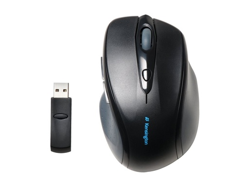 [K72370EU] Kensington Pro Fit Full-Size - Maus - Für Rechtshänder - optisch - 6 Tasten - kabellos - 2.4 GHz - kabelloser Empfänger (USB)