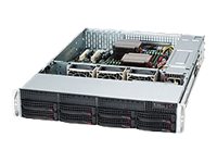 [CSE-825TQ-600LPB] Supermicro SC825 TQ-600LPB - Rack-Montage 2U