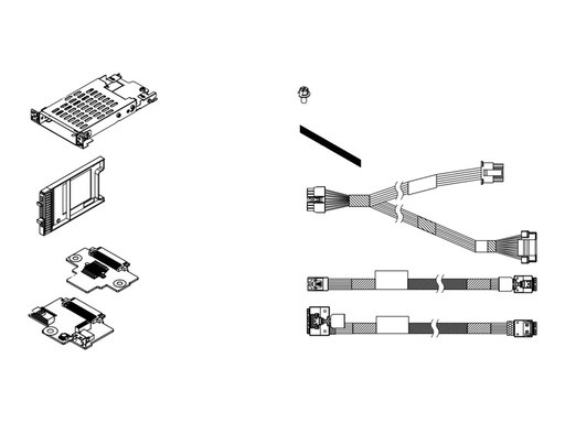 [4XH7A88520] Lenovo 7 mm SATA/NVMe 2-Bay SFF RAID Aktivierungskit