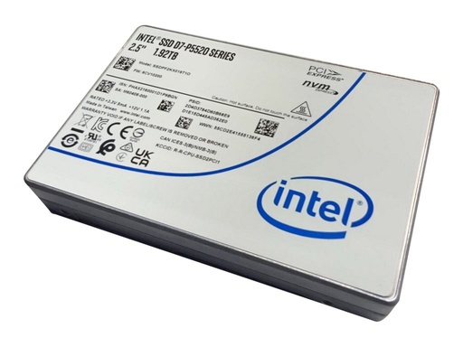 [4XB7A13943] Lenovo Intel P5520 - SSD - Read Intensive - verschlüsselt - 7.68 TB - Hot-Swap - 2.5" (6.4 cm)