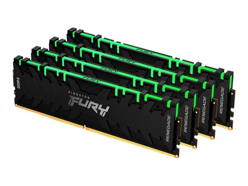 [KF432C16RBAK4/32] Kingston FURY Renegade RGB - DDR4 - Kit - 32 GB: 4 x 8 GB