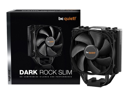 [BK024] Be Quiet! Dark Rock Slim - Prozessor-Luftkühler - (für: LGA1150, LGA1151, LGA1155, LGA1200, LGA1700, LGA2011-3 (Square ILM)