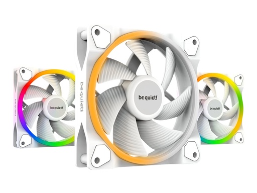 [BL100] Be Quiet! Light Wings - Gehäuselüfter - PWM - 120 mm - weiß (Packung mit 3)