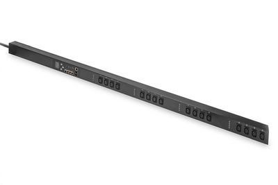 [DN-95628] DIGITUS Smart PDU, Ausgangsüberwachung, 16A, 1-phasig, 16 x C13