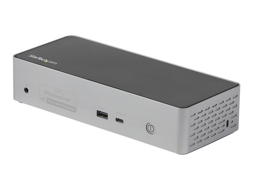 [DK31C4DPPDUE] StarTech.com USB-C Dock, 4K 60Hz Quad Monitor DisplayPort & HDMI, Universal USB C Docking Station with 100W Power Delivery Charging, USB Hub w/ 1x USB Type-C & 3x USB-A, Ethernet, Audio - Thunderbolt 3 Compatible (DK31C4DPPDUE)