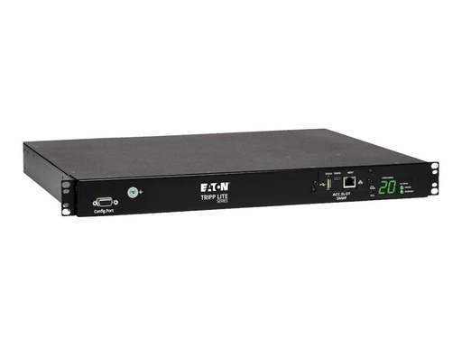 [PDUMH20HVATNET] Eaton Tripp Lite Series PDU Switched ATS 200-240V 16/20A 8 C13 2 C19 C20 Horizontal 1URM - Horizontal rackmount - Stromverteilungseinheit (Rack - einbaufähig)
