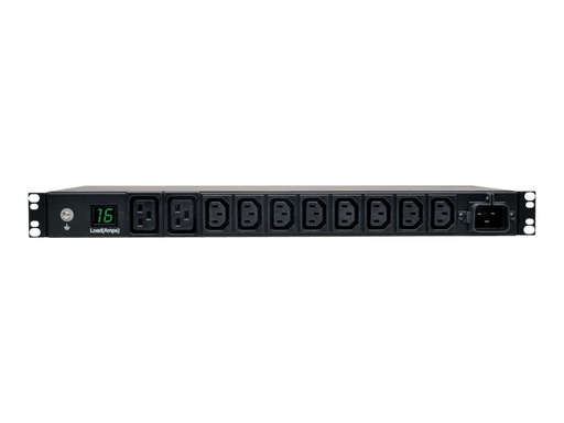 [PDUMH16HV] Eaton Tripp Lite Series PDU Metered 200V-240V 16A IEC-309 8 C13; 2 C19 Horizontal 1URM - Horizontal rackmount - Stromverteilungseinheit (Rack - einbaufähig)