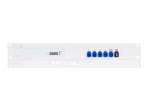 [RM-SR-T4] Rackmount.IT RM-SR-T4 - Montagesatz für Netzwerkgeräte - Rack montierbar - RAL 9003, Signal White - 1.3U - 48.3 cm (19")