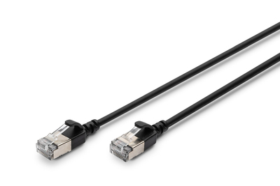 [DK-1632-A-003S-BL] DIGITUS CAT 6A F-FTP Slim Patchkabel, AWG 32/7