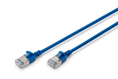 [DK-1632-A-003S-B] DIGITUS CAT 6A F-FTP Slim Patchkabel, AWG 32/7
