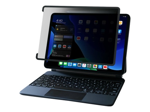 [K50721WW] Kensington SA129 - Bildschirmschutz für Tablet - mit Sichtschutzfilter - 4-Wege - entfernbar - klebend - 12.9" - für Apple 12.9-inch iPad Pro (3. Generation, 4. Generation)