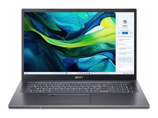 [NX.J1UEG.008] Acer Aspire 17 A17-51GM - Intel Core 5 120U / 1.4 GHz - Win 11 Pro - GF RTX 2050 - 16 GB RAM - 512 GB SSD NVMe - 43.9 cm (17.3")