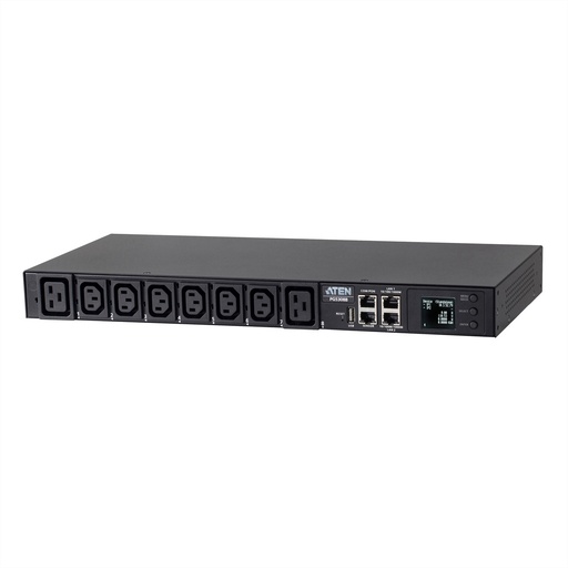 [PG5308G-AT] ATEN 8-Outlet 1U Metered by bank eco PDU 32A 6x C13 2x