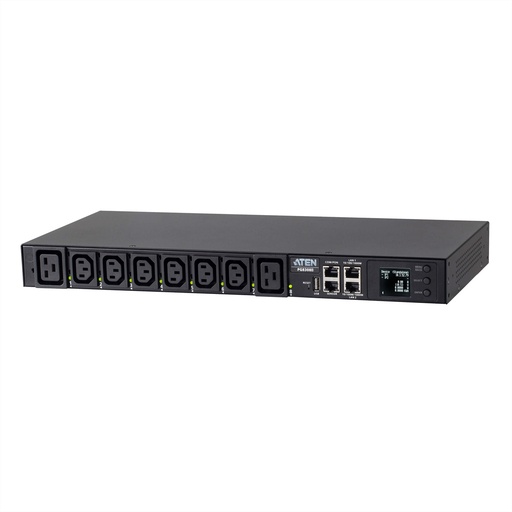 [PG8308G-AT] ATEN 8-Outlet 1U Metered and Switched by Outlet eco PDU