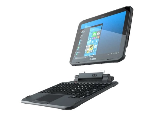 [KYB-ET8X-2IN1-US1-01] Zebra 2-in-1 - Tastatur - mit Touchpad, ausziehbarer integrierter Griff