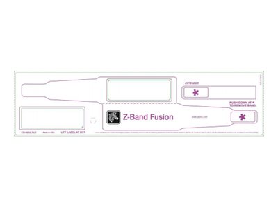 [FID-ADULT-L3-1-200T] Zebra Z-Band Fusion - Polypropylen (PP) - Klebstoff - weiß - 70 x 22 mm 1000 Stck. (5 Rolle(n)