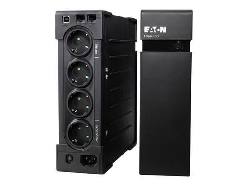 [EL1600USBDIN] Eaton Ellipse ECO 1600 USB DIN - USV (in Rack montierbar/extern) - Wechselstrom 230 V - 1000 Watt - 1600 VA - USB - Ausgangsanschlüsse: 8 - 2U - 48.3 cm (19")